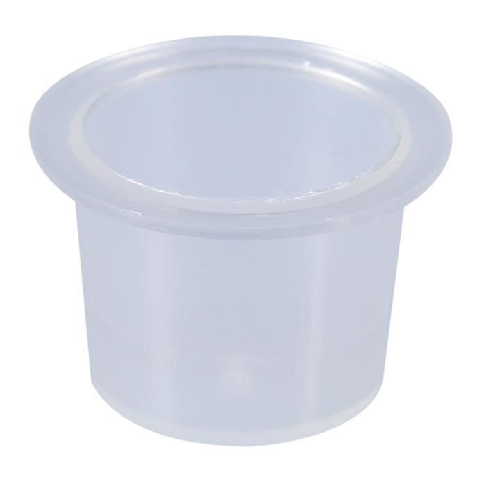 Lot De 300 Godets à Encre Pour Tatouage + 2 Supports - Rouge - Neuf Sous Emballage