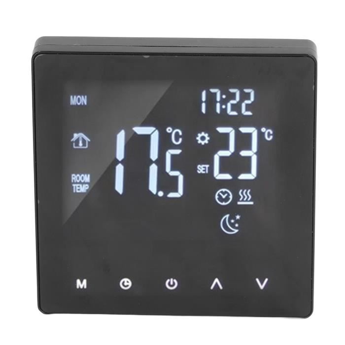 Thermostat Numérique AC 220V Pour Climatisation Centrale – Écran LCD, Réglage Manuel – Matériau Ignifuge PC/ABS - 10