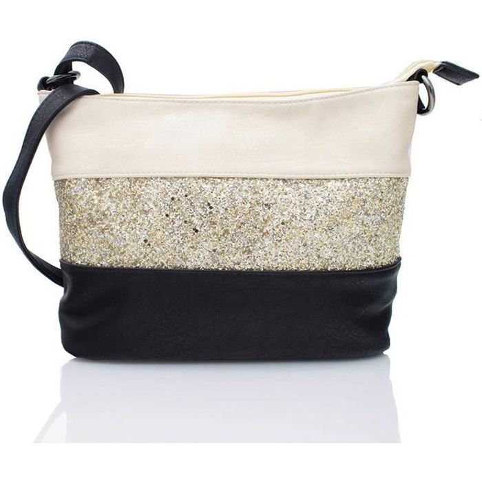 Gallantry Sac Bandouliere Paillettes Femme Pas Cher Sacoche Besace Porte Main Epaule Multicolore Sac Bandes Soiree Mariage Stras Cdiscount Bagagerie Maroquinerie