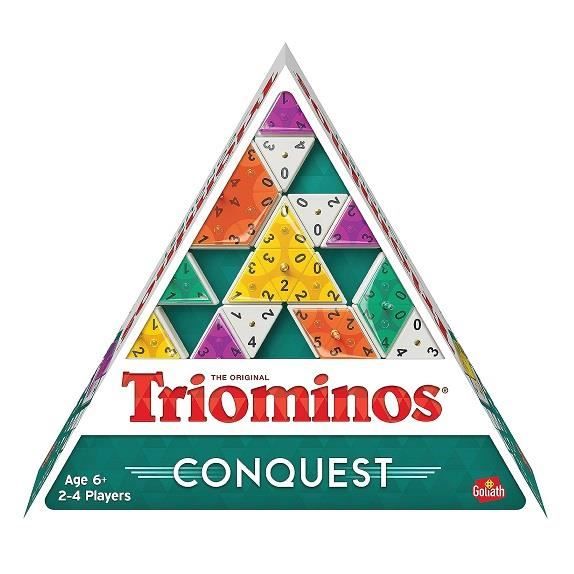 Triominos Conquest Original 2 4 Joueurs nouveaute Dominos Triangulaires Strategie Famille Set Jeu societe et carte