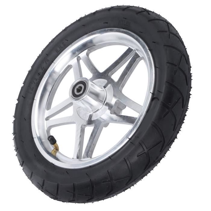 GOTOTOP Pneus 12 pouces Pneu 12 pouces Roues 12 1 2 X 2 1 4 avec jantes en alliage pour scooter electrique et velo electrique Cdiscount Auto