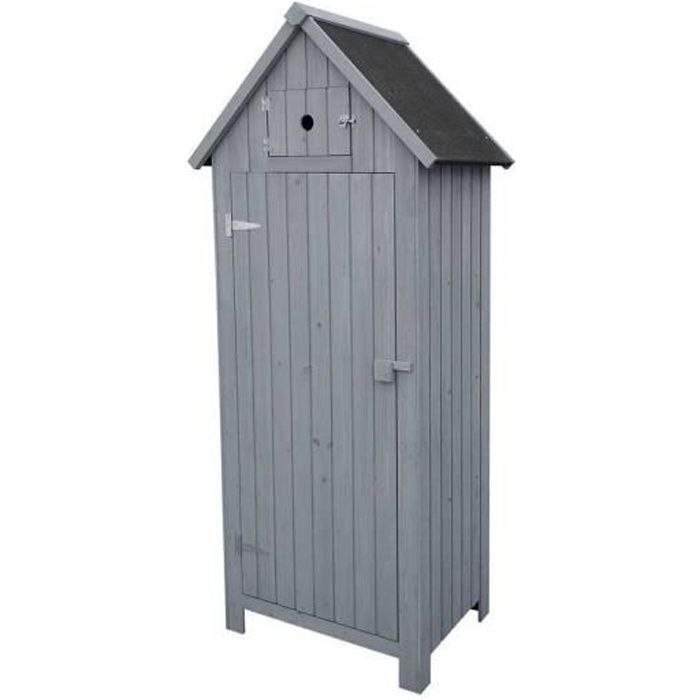 Armoire De Jardin Cabanon 77 X 54 5 X 179 Cm Anthracite