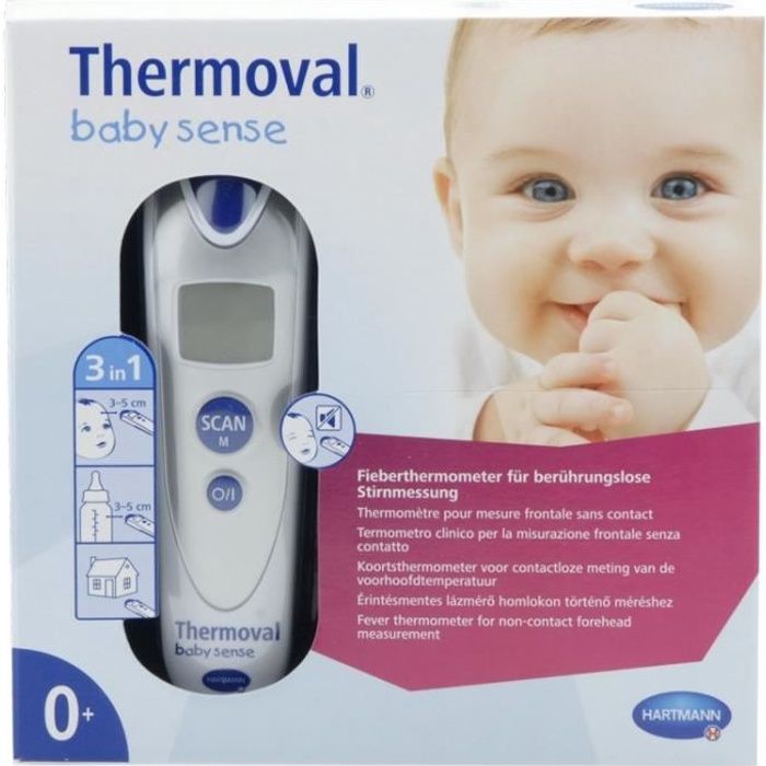 Hartmann Thermoval Baby Thermomètre Hochet Offert