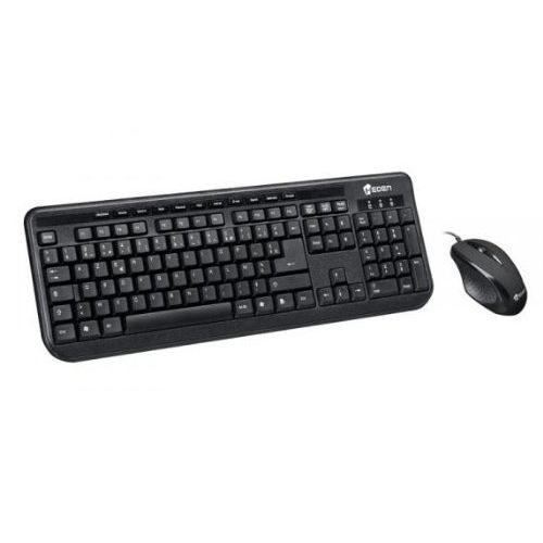 Kit HEDEN clavier filaire optique 1200 DPI clavier multimedia Neuf - vue 2