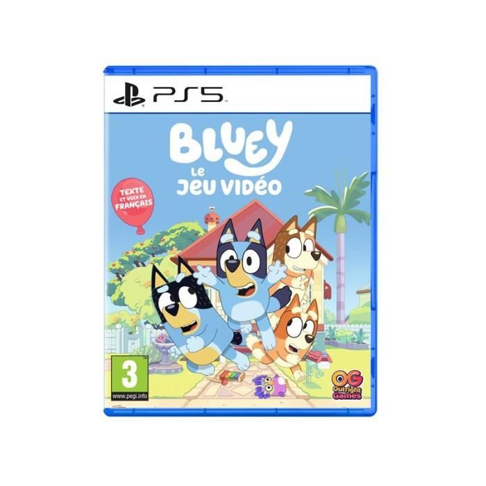 Jeu - just for games - Bluey PS5 - En boîte - Garantie 2 ans - Blu-Ray