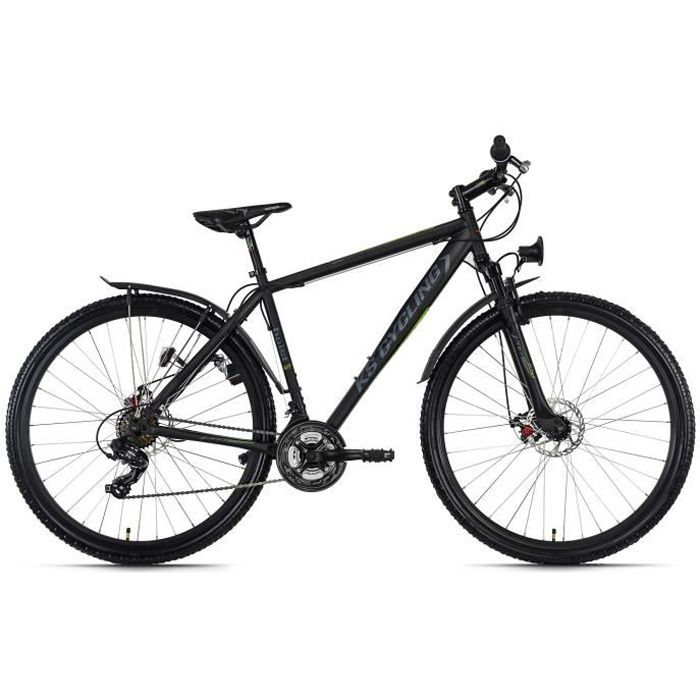 VTT semi-rigide ATB Twentyniner 29'' Heist noir TC 51 cm KS Cycling - Homme - 21 vitesses - Freins mécaniques