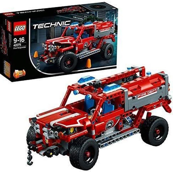 LEGO - ®-Technic Véhicule de premier secours Camion de pompier, Jeu Garçon  et Fille 9 Ans et Plus, Jeu de Construction, 513 Pièces
