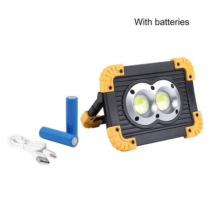 Lampe Led Projecteur Portable Led Lampe De Travail Rechargeable 18650 Batterie Lumiere Exterieure Pour La Chasse Camping Led Lampe D Achat Vente Lampe Led Projecteur Portab Cdiscount