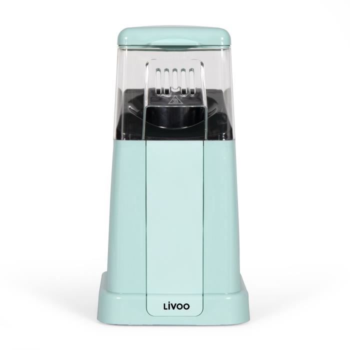 Livoo Machine a popcorn - DOM497 - 1200W - Jusqu'a 100 g de grains