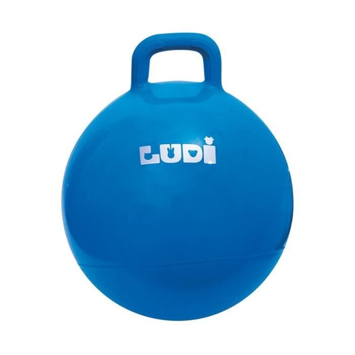 LUDI Ballon Sauteur 45cm Bleu