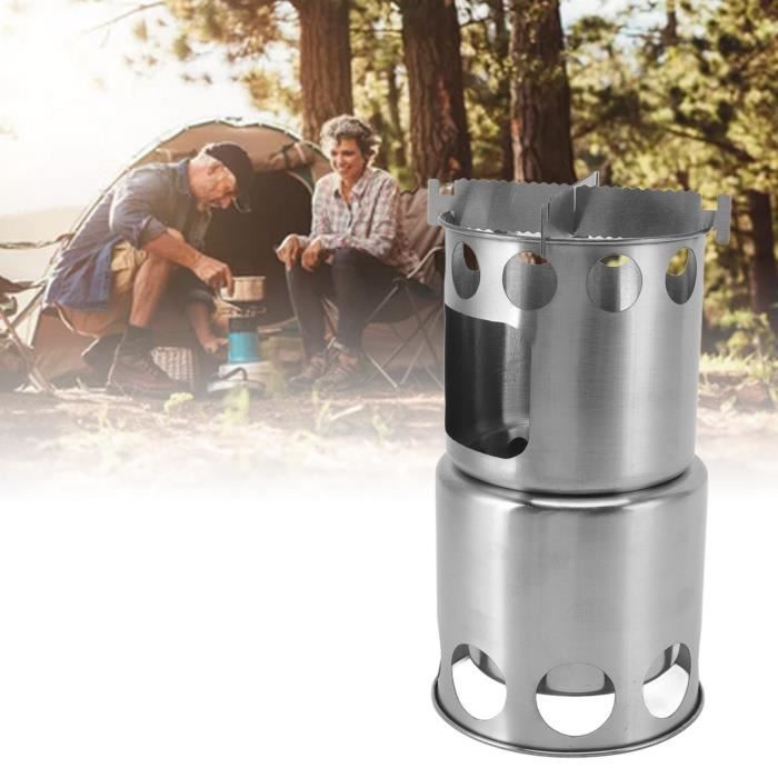 Réchaud De Camping Portable Inox – Contrôle De Flamme, Occasion Impeccable