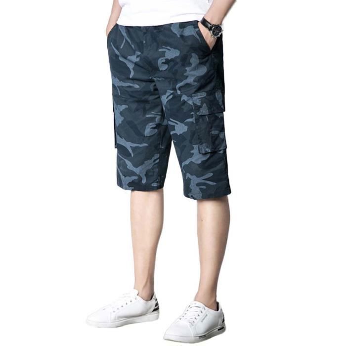Pantacourt best sale homme militaire