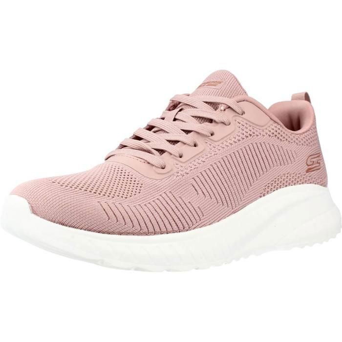 Skechers Sport > Zapatillas Mujer Modèle Chaussure Skechers Modèle Bobs Squad - Coleur Rose