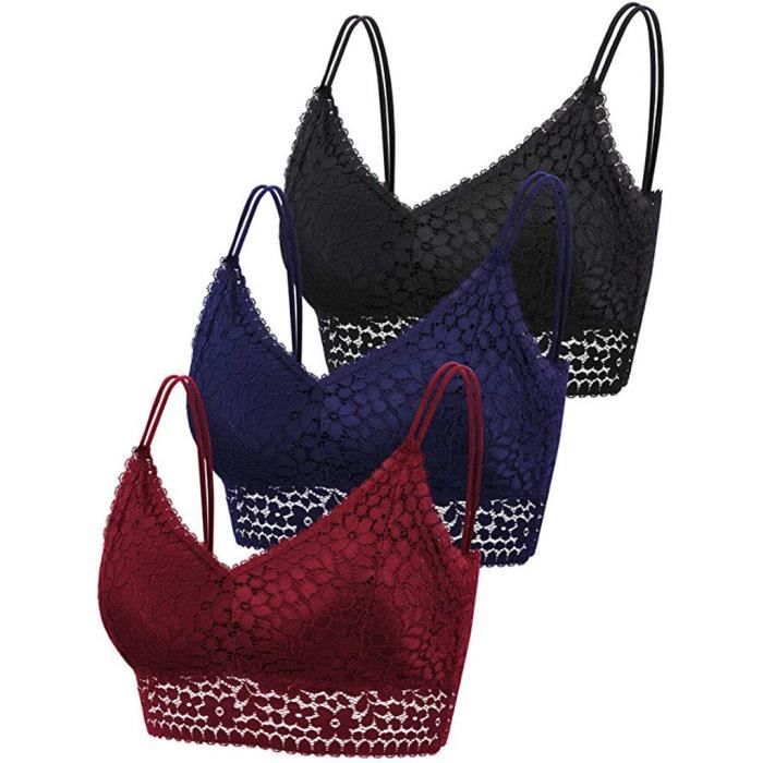 Soutien-gorge Bandeau Dentelle Victoria's Secret Pink - Pois Violet & Sarcelle - Taille L - Neuf Avec étiquette