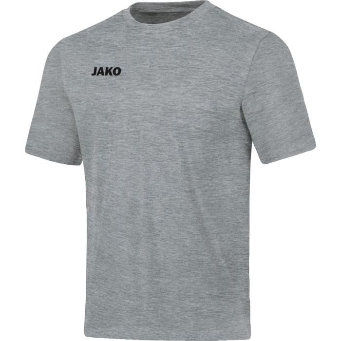 t-shirt junior jako base - jako - enfant - gris - multisport - garçon