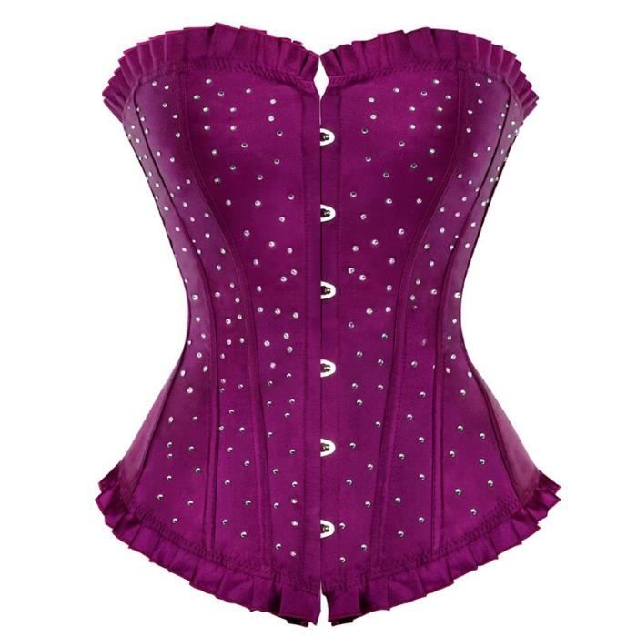Corset Bustier Alice + Olivia Taille 6 - Brodé Perles Et Strass, Bleu Argenté - Neuf Avec Étiquettes