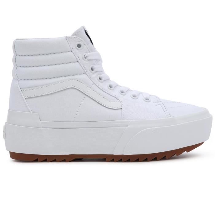 Vans Chaussure pour Femme Vans SK8-Hi Stacked - Blanc - Lacets - Enfant