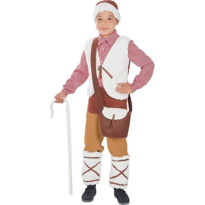 Déguisement berger garçon - FUNIDELIA - Taille 3-4 ans - Halloween, carnaval et fêtes