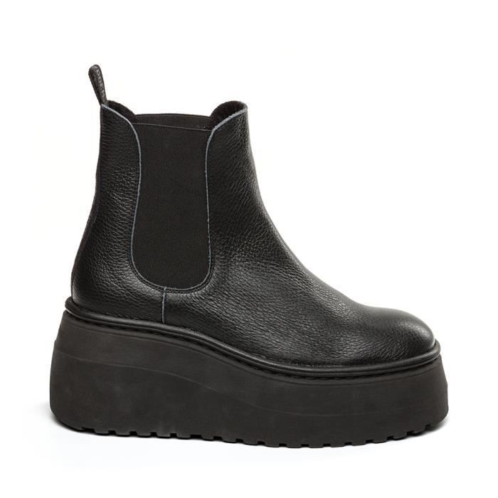 Bottines nubuck noir femme new arrivals