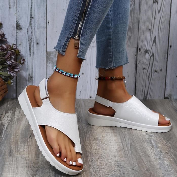 sandales femme multicolores