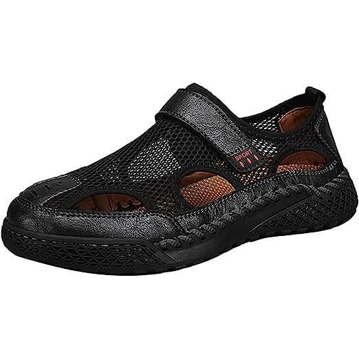 Sandales Femme Hsyooes - Respirantes, Réglables, Semelle Antidérapante - Pour Marche, été, Grossesse, Confort Maxi