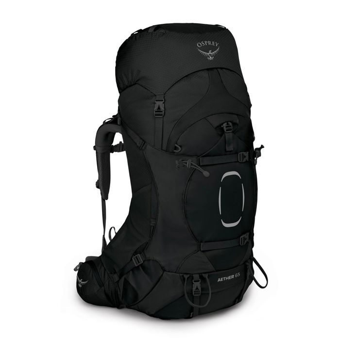 Osprey Sac à dos noir pour femme et homme - Aether 65 S / M 123146 Osprey Sac à dos noir pour femme et homme - Aether 65 S / M 123146