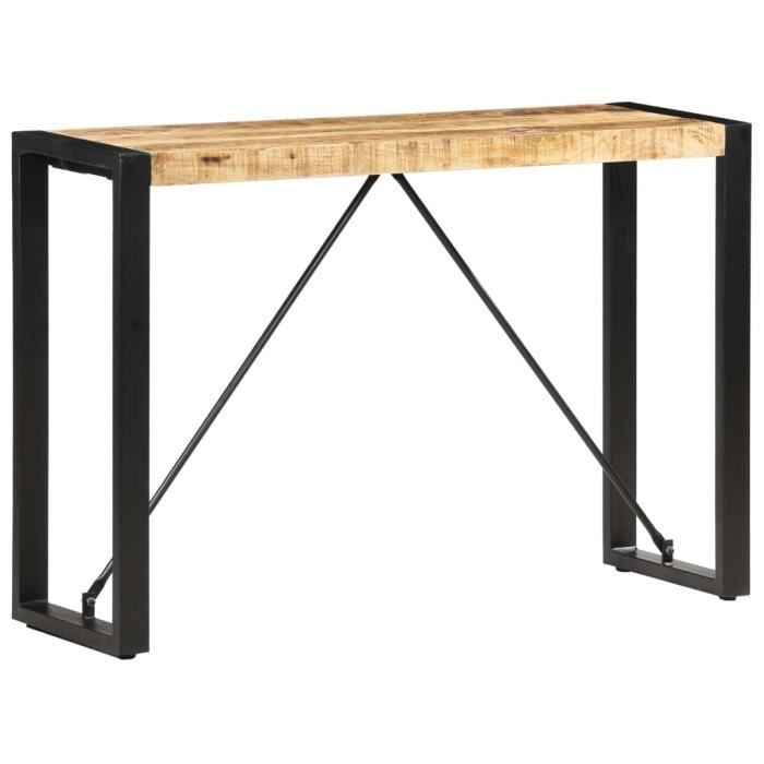 Vidaxl de Console Table Massif mangoholz armoire table table de coiffure Table en bois