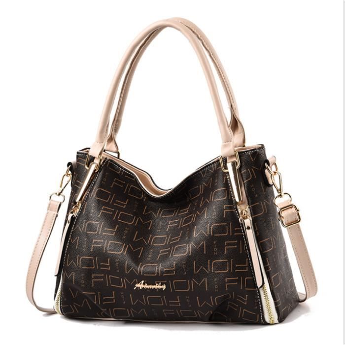 Sacs à main en cuir grande capacité pour femme