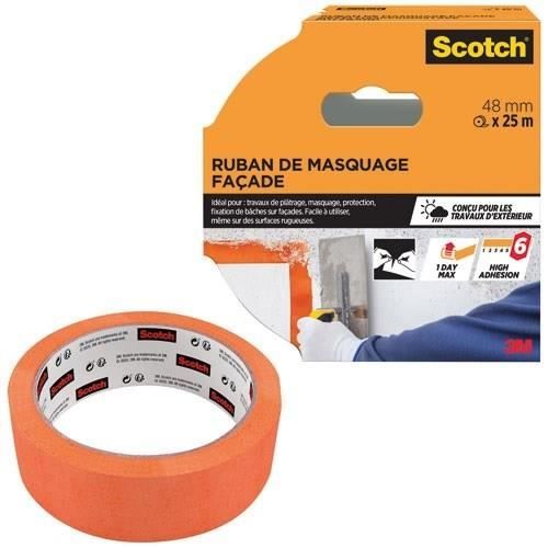 Scotch Ruban de masquage - Façade - 48 mm x 25 m