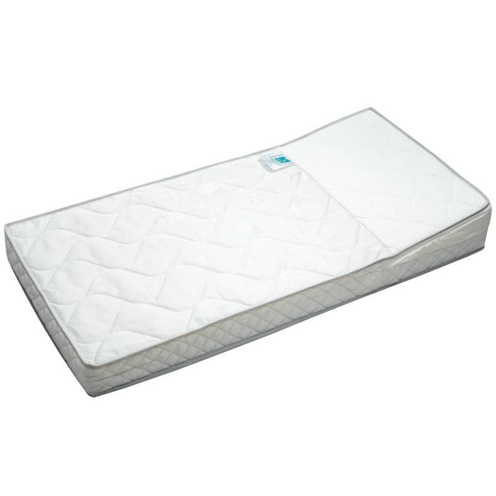SEVIRA KIDS Matelas bébé Anti-Reflux avec Plan Incliné amovible - Made in France Blanc - 60x120 Blanc 60x120 Made in Fran