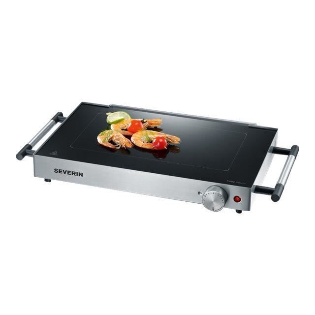 SEVERIN 2385 Plancha électrique – – 37.5 x 23 cm – Inox