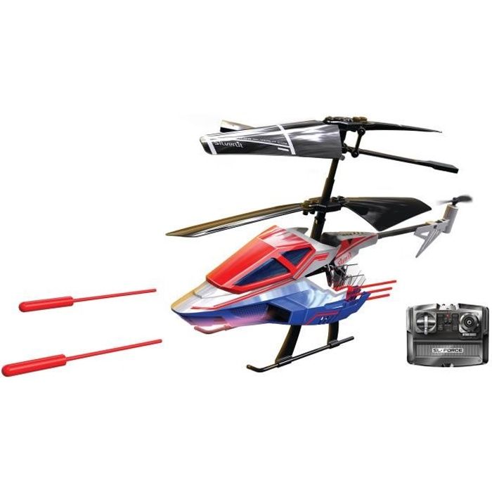 flybotic - heli sniper 2 - hélicoptère radiocommandé 20 cm - technologie infrarouge précision de tir - 10 ans et +