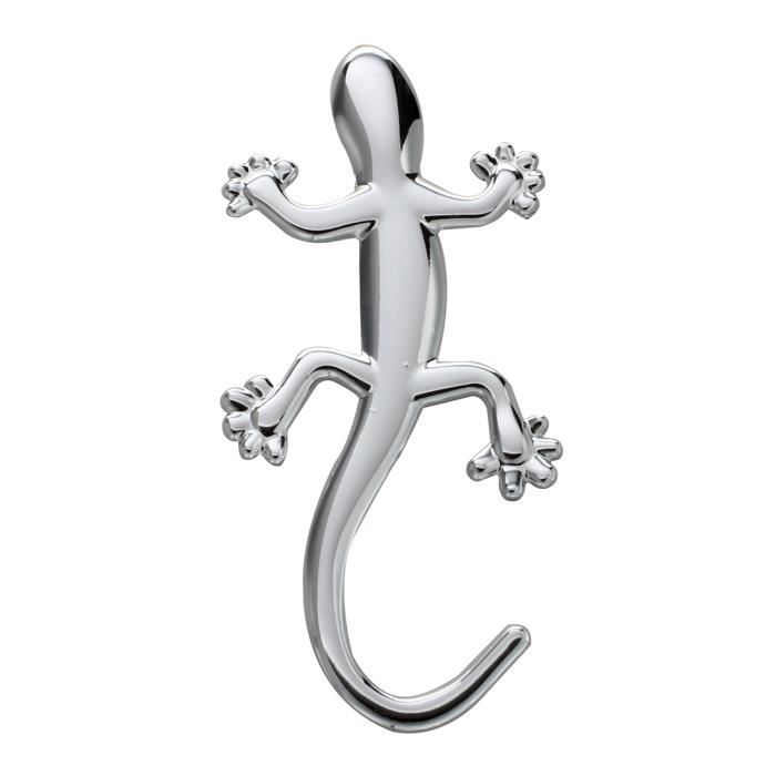 Autocollant Déco Gecko Noir Pour Voiture, Fenêtre, Meuble - Décolable Et Résistant - Fabriqué En Allemagne