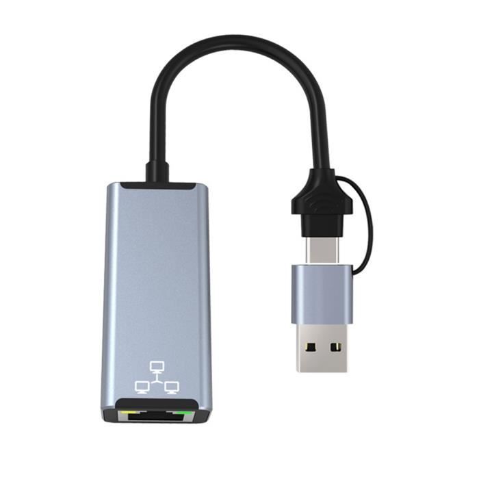 USB 100 Mbps Carte RéSeau Externe Lecteur USB Vers Carte RéSeau RJ45 ...