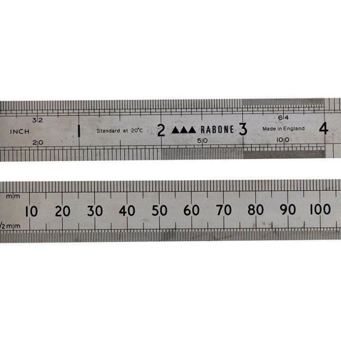 STANLEY Reglette en acier inoxidable 64R 300mm - vue 2