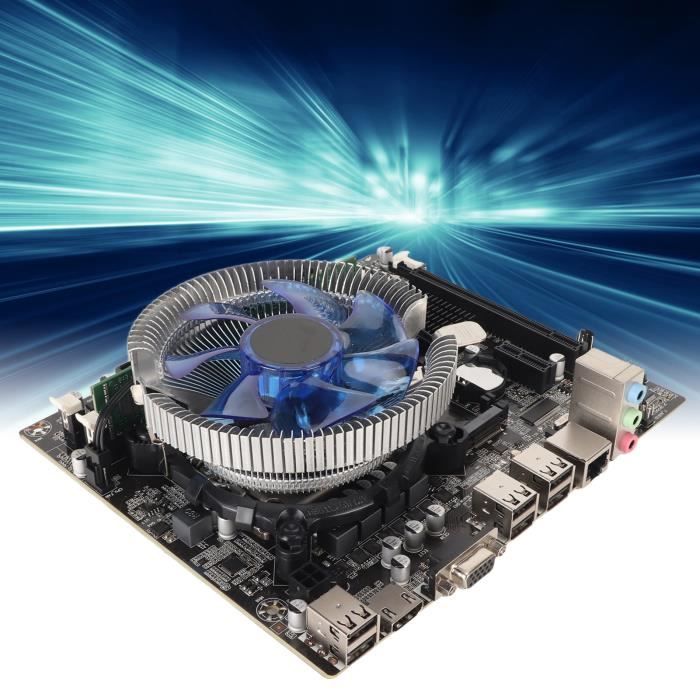 Carte mère HP / MSI MS-7A02 (LGA1151) DDR4 + plaque I/O shield + ventilateur d'origine Foxconn (prise 4 pins HP) - Accessoires informatique