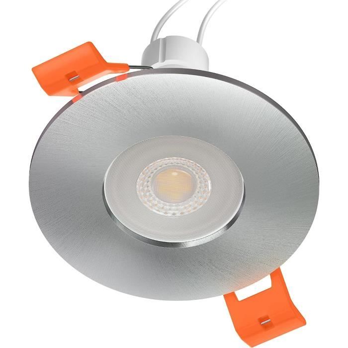 Witte IP44 badkamer spot 2 lichts Oliver rond