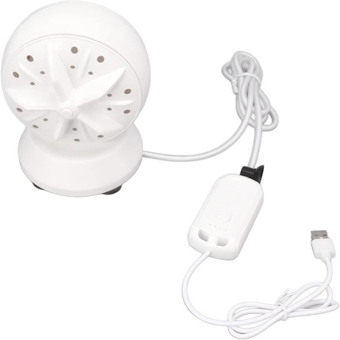 Mini Laveuse Et Sèche-linge Ultrasonique 4,5L - USB, 10W - Pour Camping, Studio, Sous-vêtements