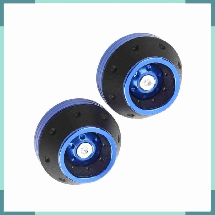 VBESTLIFE Protège fourche moto coulissants cadre aluminium CNC Bleu