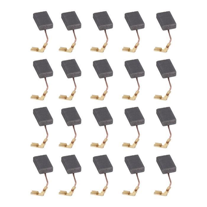 Pièce Rechange Outil électrique 2 Paires Balais Charbon Moteur 7x8x19mm - Pour Outils électriques - Pièces Rechange Pièce Rechange Moteur 7x8x19mm