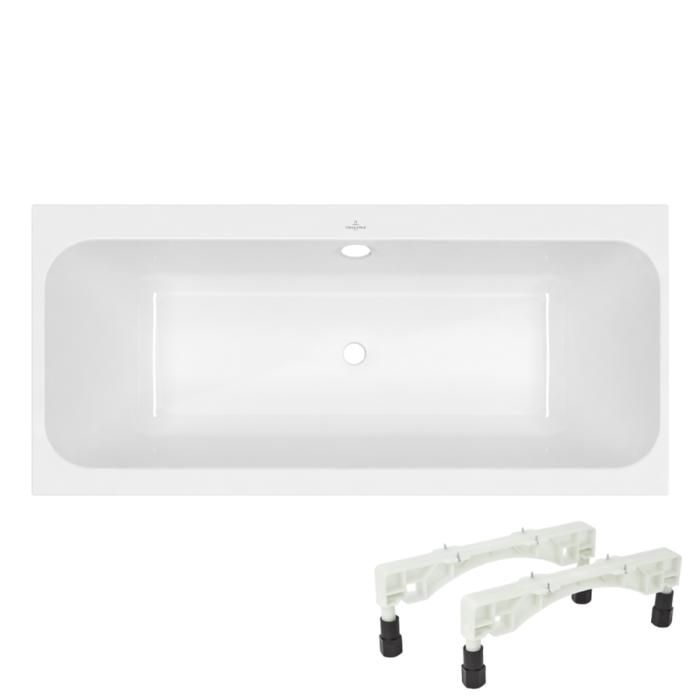 Baignoire droite 170 x 70 VILLEROY & BOCH Architectura avec pieds