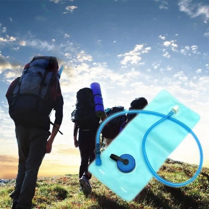 Poche D'hydratation AODOOR 2 Litres - Bleue - Pour Randonnée Et Camping - Neuve