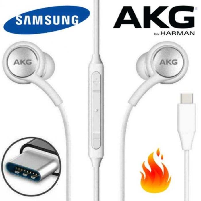 SJ05401-Écouteurs USB type c AKG Note 10 20 Plus 5G S20 FE S21 Ultra. oreillettes pour SAMSUNG .