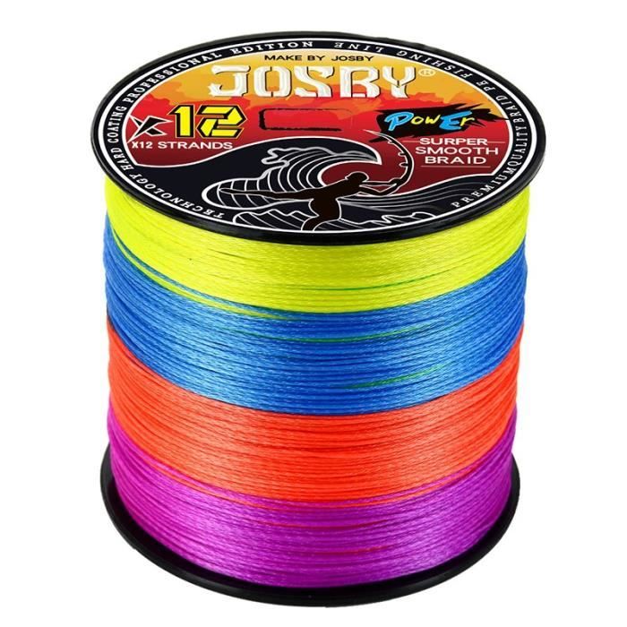 Fil De Pêche Daiwa J-Braid Grand 8-Braid 150m - Multicolor - Résistance 43lbs