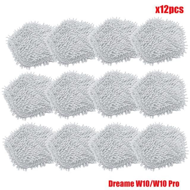 Lot De 10 Chiffons Microfibre Lavables Pour Dreame C1/C1 - Serpillères De Rechange - Nettoyage Efficace Et Durable