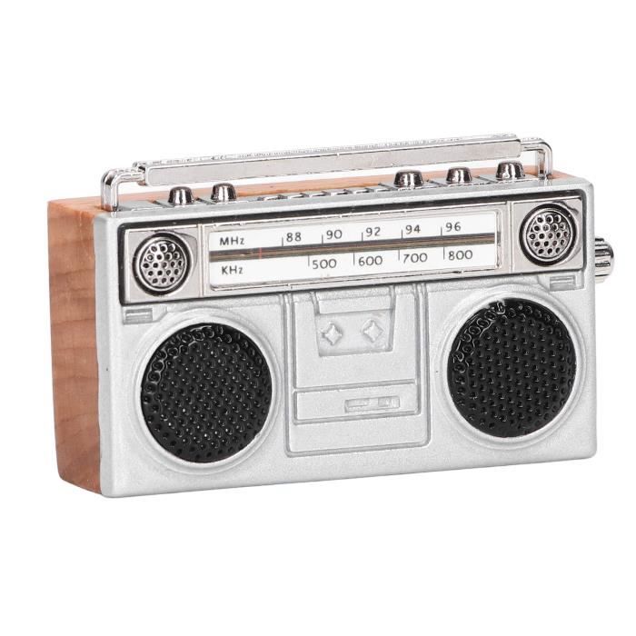 MERIGLARE Mini Lecteur CD pour Maison de Poupée 1/6 1/12 Cadeaux d'Anniversaire Tourne-Disque Miniature