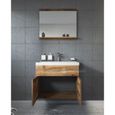 Meuble de salle de bain Montreal 02 60x35 cm - Wotan - Meuble de lavabo + miroir-1