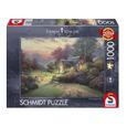 Puzzle Cottage du Bon Pasteur - Schmidt - Thomas Kinkade - 1000 pièces - Paysage et nature - Adulte-1