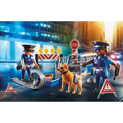 Playmobil 6924 Barrage de Police- City Action- Les policiers - City Action Les policiers : Playmobil