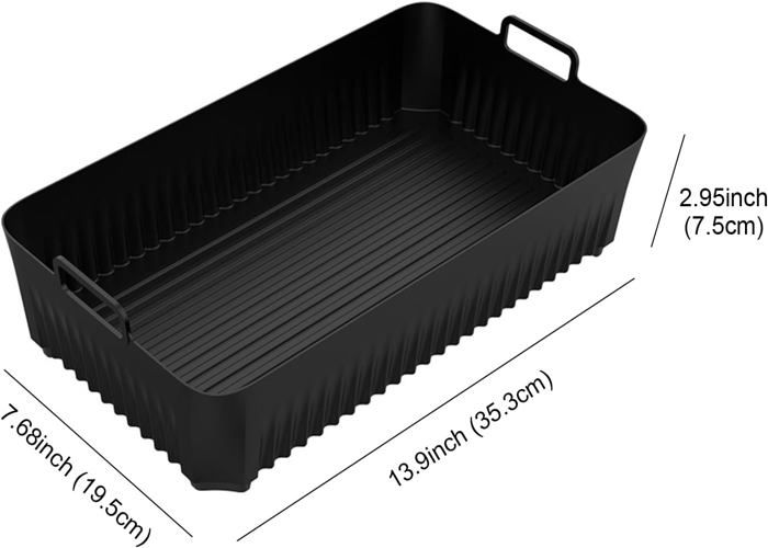 3 Pièces Accessoires Silicone Pour Ninja Foodi Flexdrawer AF500EU – 10.4L Réutilisables & Anti-adhésifs